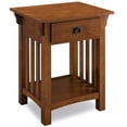 thumbnail image 1 of Leick Mission Impeccable 1 Drawer Nightstand in Medium Oak, 1 of 7