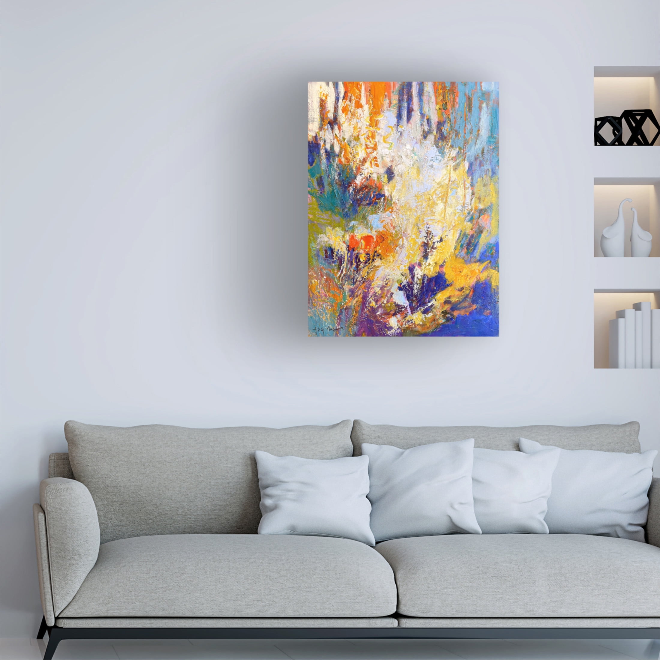 Canvas Wall Art - Dorothy Fagan 'Cherish' Wall Art for Living Room, Bedroom, or Office D?cor by Trademark Fine Art - 14 x 19 Inches