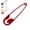 1pcsRed, variant on Metal Safety Pin Hair Clip, Funny Shape Design Hair Stick Pin, For Rock Style Women'S Hair Accessories