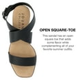 thumbnail image 3 of Journee Collection Womens Havalee Tru Comfort Foam Buckle Platform Sandals, 3 of 6