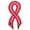 Altotux_CF4001_Light Pink, variant on Altotux Pink Satin Self Adhesive Breast Cancer Awareness Ribbon with an Embroidered Heart Patch Applique Sticker Iron Sew On (Dark Pink)