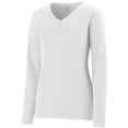 thumbnail image 2 of Augusta LADIES L/S WICKING T-SHIRT WHITE M, 2 of 2