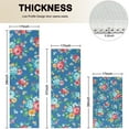 thumbnail image 4 of Pioneer Flower Floral Print Pattern Kitchen Rugs Sets Of 3,Kitchen Runner Rugs Non Skid Washable,Decorative Kitchen Floor Mats for Kitchen,Sink,Laundry,17"x30"+ 17"x47" + 17"x59", 4 of 6