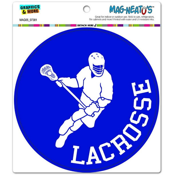 Lacrosse Sport Circle Automotive Car Refrigerator Locker Vinyl