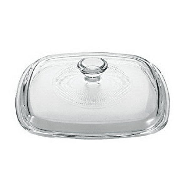 Corningware Stove Top 2L To 3L Square Glass Cover Non Porous surface