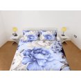 thumbnail image 2 of Azul y Blanco Peonía Azul Doona Cubierta, Floral Colcha Dormitorio Set, 2 of 4
