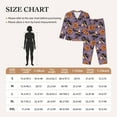 thumbnail image 4 of Fotbe Vintage Halloween Black Cat Pattern Long Sleeve Pajama Set for Women,Sleepwear Set,2-piece Loungewear Set,Soft PJs Comfy Nightwear with Pockets -XX-Large, 4 of 7