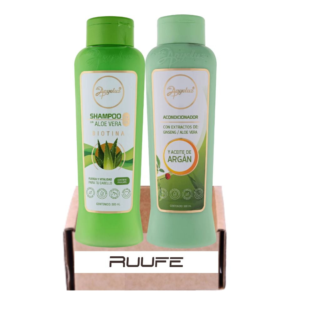 Aloe vera shampoo and conditioner argan aloe (2 pack) shampoo de Aloe