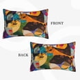 thumbnail image 2 of JUNZAN Abstract Musical Faces Pillow Cases Standard Size, with Envelope Closure Bed Pillow Cases(without pillow core),14"x20" inches, 2 of 5