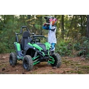 MotoTec Raider 48v 1200w UTV with Roll Cage Safety Bar, Adjustable Seat