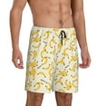 thumbnail image 2 of Fotbe Banana Pajama Shorts for Men, Men's Pajama Bottoms, Sleepwear,Short Pajama Pants-Large, 2 of 9