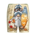 thumbnail image 4 of Gaeub Hello Summer Cute Gnome Printed Men's Short Pajama Pants, Lightweight Lounge & Sleep Bottoms Keep You Cool - 3X-Large, 4 of 9