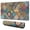 Multicolor Ethnic Geometric, variant on Long Mouse Pads for Desk,Multicolor Ethnic Mandala Pattern Desk Mats on Top Of Desks, Desk Mouse Pad Extra Large with 3mm Non-Slip Base and Stitched Edge for Gaming,Office,Work,Home 31.5"x11.8"