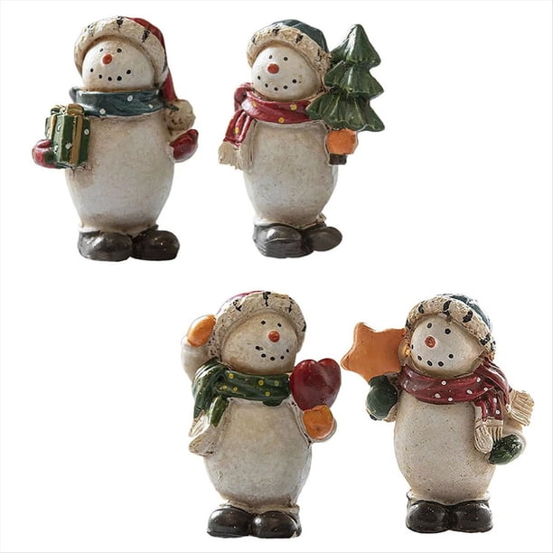 Decoración Navideña Adorno de Escritorio de Resina Accesorios Navideños