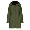 thumbnail image 7 of Womens Winter Coat Warm Hooded Parka Long Puffer Jacket Waterproof Fleece Lined Thicken Peacoat Trendy Outerwear, 7 of 7