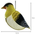 thumbnail image 3 of Gift Essentials Gold Finch Feeder Metal Mesh Sunflower Seed Feeder, Yellow, 3 of 8