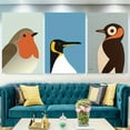 thumbnail image 4 of [2D Flat] 3pcs Simple Painting Canvas Prints, Artistic Canvas Wall Art, Suitable for Indoor or Outdoor Wall Decoration, Home Decoration, Oil Painting, Gift Shop, Restaurant, Bedroom, Library, 16x24, 4 of 4