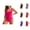 Hot Pink, variant on One Piece Swimsuit Women Square Neck Racerback Leakproof Bathing Suit Period Swimwear