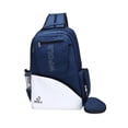 thumbnail image 3 of Colaxi Table Tennis Backpack Table Tennis Bag Practical Crossbody Stylish for Men and Women Storage for Sports Training Competition Navy, 3 of 8