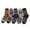 E, variant on Fesfesfes 5 Pairs Socks for Womens Socks Vintage Winter Soft Warm Cold Knit Wool Socks