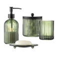 thumbnail image 1 of Juego de accesorios de baño KMWares Housewares 4 piezas de vidrio, 1 of 6
