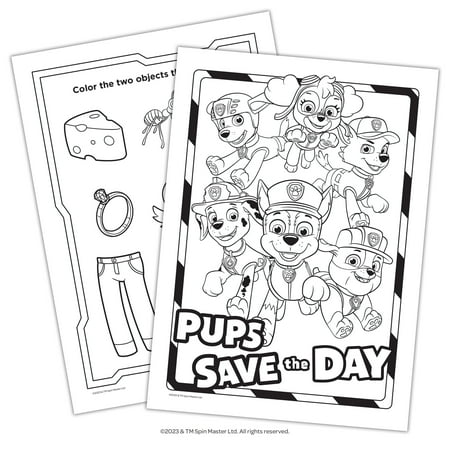 PAW Patrol Jumbo Coloring Book, 64 Pages by Bendon