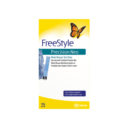 FreeStyle Precision Neo Blood Glucose Test Strips - 25