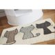 thumbnail image 4 of Cat litter mat, PVC mat, waterproof and non-slip, ideal as a bowl mat for cats, dogs, puppies, 4 of 5