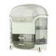 thumbnail image 4 of Organizador de maquillaje de mesa, caja de almacenamiento de cosméticos impermeable, material resistente, grande Verde claro, 4 of 9