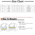 thumbnail image 3 of Women Bras Sports Bra Fitness Running Shockproof Yoga Tank Top Front Zipper No Steel Ring Comfort Sports Bra Wireless Bra White L, 3 of 6
