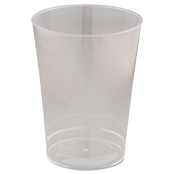 Comet Plastic Tumblers, 10 Oz, Clear, 25/pack, 20 Packs/carton | Bundle of 2 Cartons