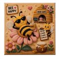 thumbnail image 2 of Warm Cute Girl Bead Art Kit with Frame, 3D Rhinestone DIY Wall Decoration for Bedroom, Living Room, Dorm, Office and Cozy Home Decor Gift, 2 of 6