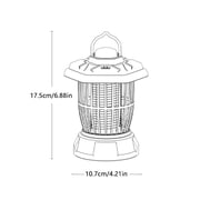 Cordless Bug Zapper Outdoor Waterproof Mosquito Trap Indoor Outdoor for Camping, Garden, Backyard, Home