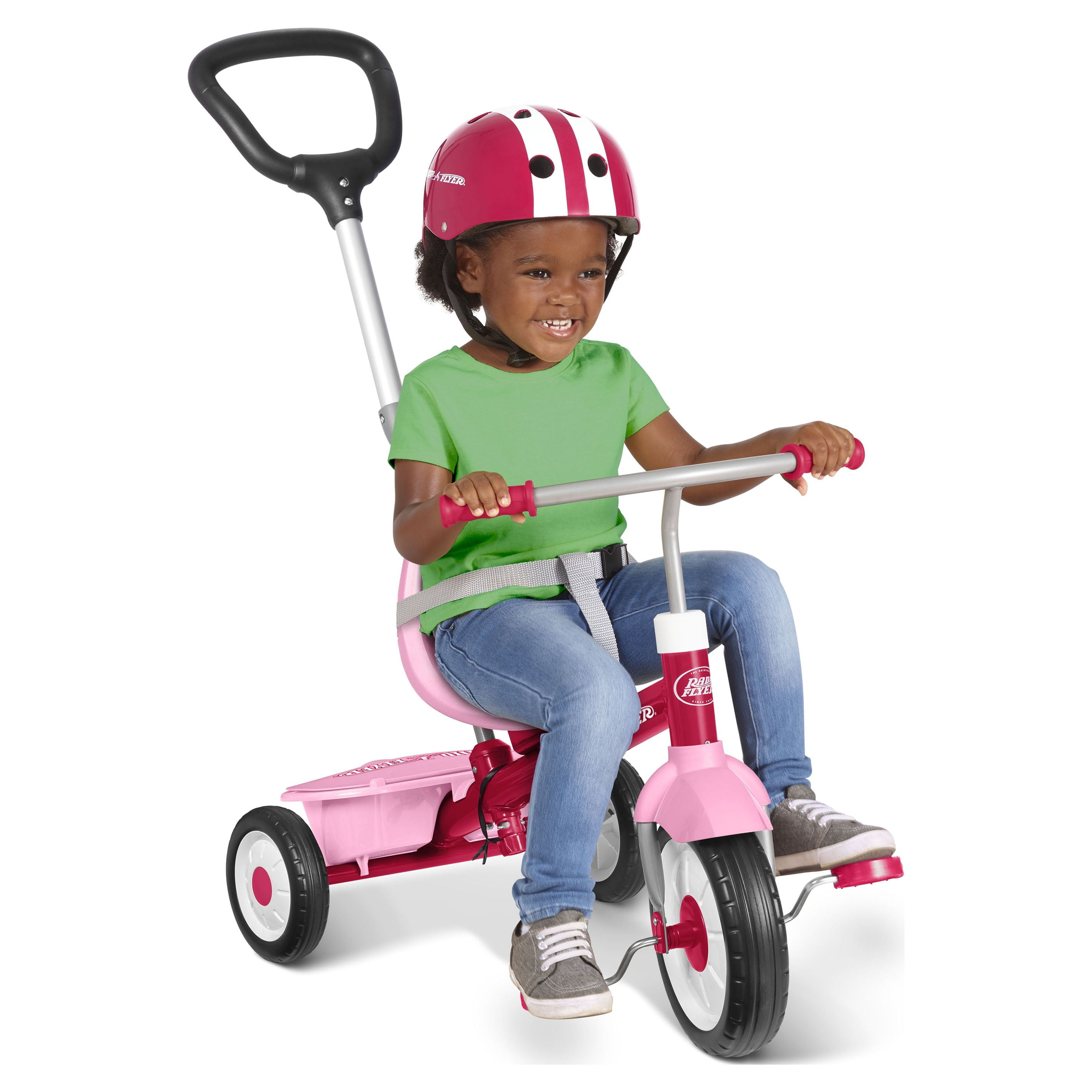 Radio Flyer Pink Trike,Outdoor Toddler Tricycle, Tricycle Age 3-5,Toddler  Bike