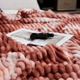thumbnail image 4 of Clearance! Djunllk Throw Blanket for Couch - Orange Super Cozy Soft Blanket, Fluffy Throw Blanket All Year Round Home Decor Fuzzy Warm Gifts for Women 39.3" x 59.0", 4 of 6