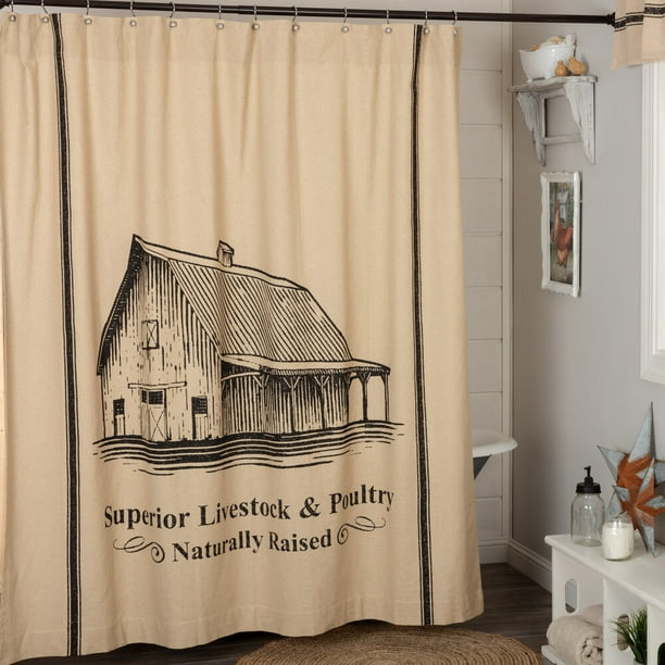 Customizable Barn Country Farmhouse Shower Curtain 72x72
