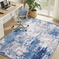 thumbnail image 2 of KoshiMe Area Rug 5'x7', Washable Non-Slip Modern Neutral Abstract Rugs for Living Room, Soft Stain Resistant Low Pile Carpet for Dining Room Office, Grey Blue, 2 of 9