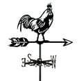 thumbnail image 2 of Veleta de gallo, veleta de Metal para animales, accesorios de decoración de techo, indicador de dirección del viento para granja, 2 of 8