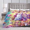thumbnail image 5 of Hello Kitty Blanket, Super Soft Throw Blanket, Cozy Flannel Blankets For Boys Girls, Warm Blankets For Couch Sofa Bed, 50"X40", 5 of 9