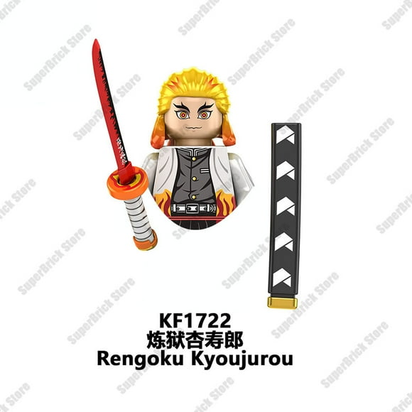 Hot Anime Demon Slayer Mini Action Figure Kimetsu no Yaiba Model Bricks Kochou Shinobu Kamado Tanjirou Nezuko Blocks Doll Toys