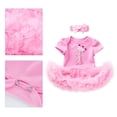 thumbnail image 2 of 1 juego de mono de verano para niñas pequeñas, falda y diadema, vestido para niñas pequeñas, 2 of 5