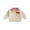 Ivory, variant on BemeyourBBs Toddler Baby Boy Girl Valentine Outfit Jesus Love Me Sweatshirt Fall Winter Spring Baby Christening Clothes Long Sleeve Plaid Lapel Quarter Zip Pullover Letter Heart Embroidery Tops