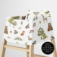 thumbnail image 5 of Sweet Jojo Designs Watercolor Woodland Forest Animals Boy, Girl, Unisex/Gender Neutral Multi Use Baby Car Seat and Nursing Cover, 5 of 6