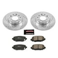 thumbnail image 3 of PowerStop Rear Z23 Evolution Sport Carbon-Fiber Ceramic Brake Pad and Drilled & Slotted Rotor Kit Fits: FIAT JEEP Select Models K7301, 3 of 10