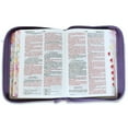 thumbnail image 3 of Biblia de Bolsillo con Cierre para Mujer RV1960 imit piel lila con índice y canto floral, 3 of 4