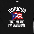 thumbnail image 4 of Inktastic Boricua Means Im Awesome Puerto Rican Boys or Girls Baby T-Shirt, 4 of 5