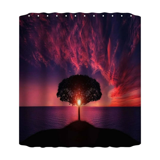 Clearance Shower Curtain 70x70 Inch With 12 Plastic Hooks Waterproof Shower Curtain Bathroom Heavy Side Shower Curtain Machine Washable Quick Dry Shower Curtain Liner Long