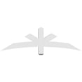 thumbnail image 4 of 60"W x 17 1/2"H x 4"D x 4"F, 7/12 Pitch, Alberta Architectural Grade PVC Gable Bracket, 4 of 8