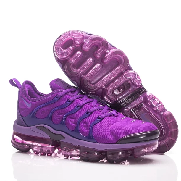 Nike Air VaporMax TN Plus Men's All Purple Air Cushion Athletic Shoes