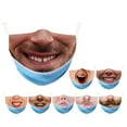 thumbnail image 3 of Graflsoa Novelty Breathable Face Mask for Halloween - Humorous Realistic Human Face Design, Perfect for Pranks and Outdoor Activities, Reusable and Washable Cotton Mask with Strong Elastic Ear Loops, 3 of 6
